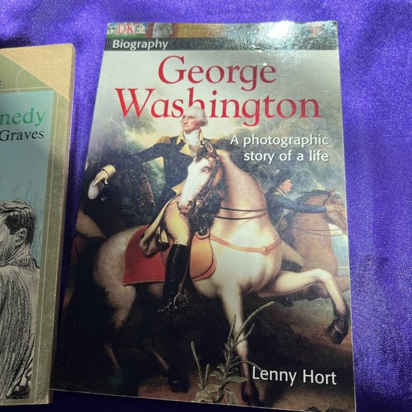 πGeorge Washington : A DK Biography & 1965 John F Kennedy New Frontiersman - Picture 2 of 16